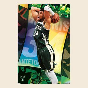 NBA Milwaukee Bucks - Giannis Antetokounmpo 21 Wall Poster_166